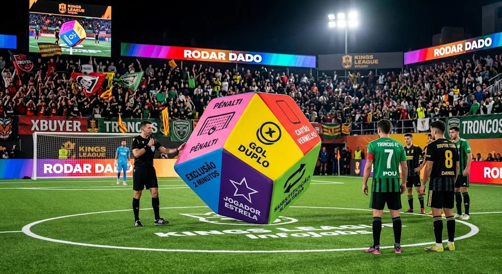 Como funciona Kings League, das cartas secretas ao dado gigante